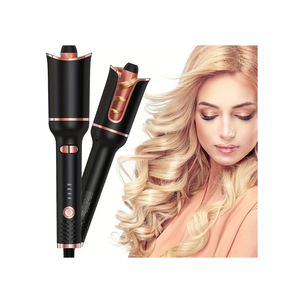 The art of perfect curls!  Automatic Hair Curler Auto Hair Curling Iron Ceramic Rotating Air Curler Air Spin Wand Styler Curl Machine Magic Hair Curler